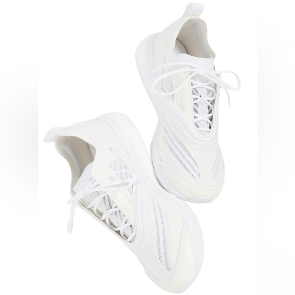 Stella McCartney Adidas Boston Sneaker Running Shoes Cream Cloud White Size 10.5 - Picture 2 of 16